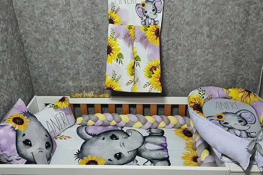 Lavender Sunflower Ellie - Sew Just More
