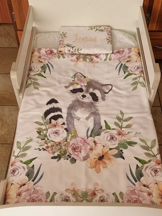 Flower Racoon - Sew Just More