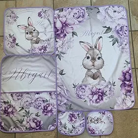 Purple Peony Bunny - Sew Just More