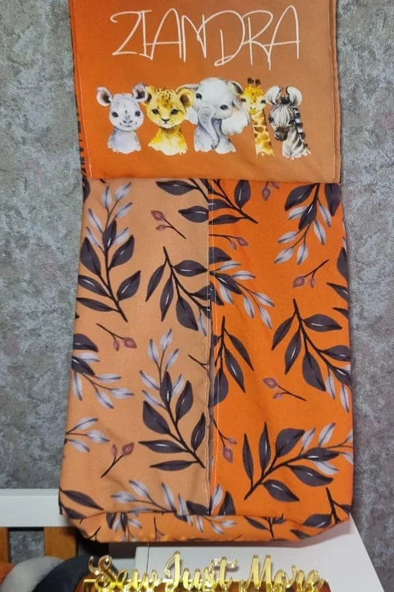 Burnt Orange Safari Hanging Bag - Sew Just More