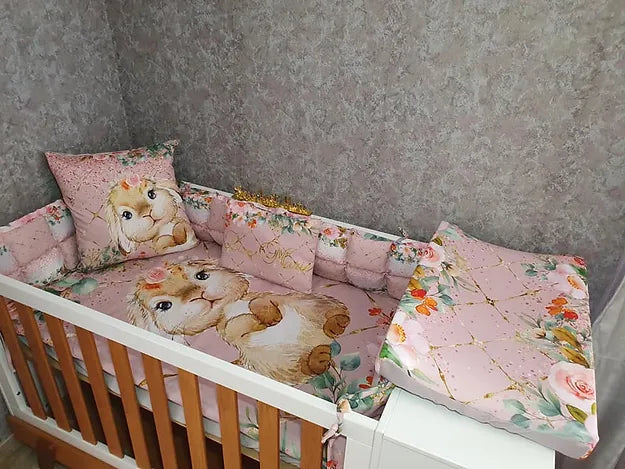 Golden Dusty Pink Bunny - Sew Just More