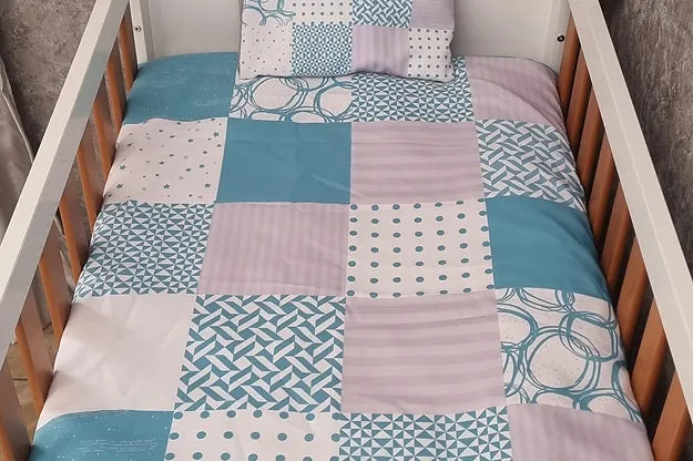 Teal Quilt cot linen