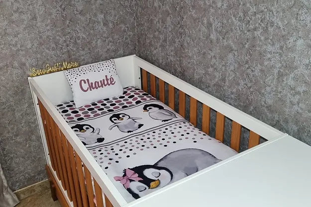 Polka Dot Penguin Girl - Sew Just More