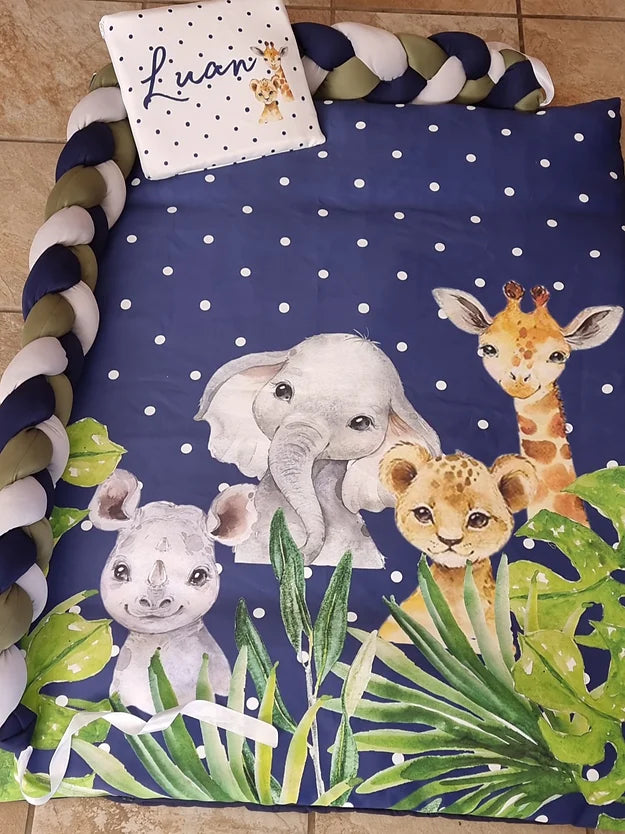 Navy Dot Safari - Sew Just More