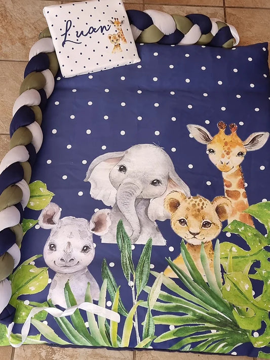 Navy Dot Safari - Sew Just More