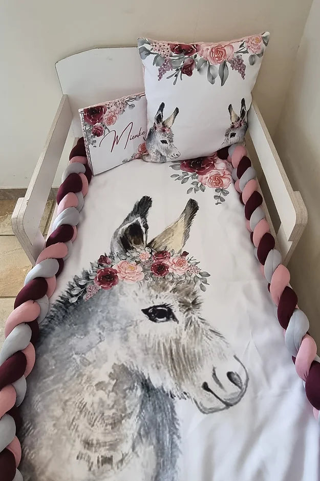 Maroon Flower Donkey - Sew Just More