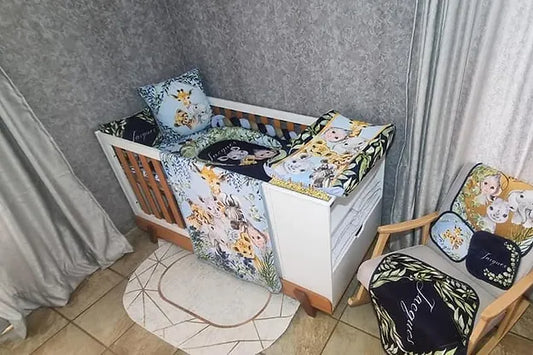 Baby Blue And Navy Safari - Sew Just More