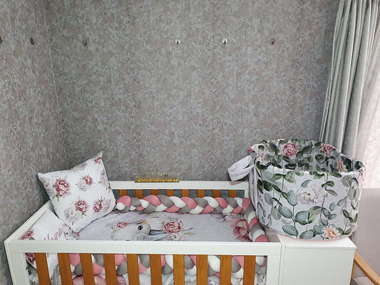 Light Grey Peony Elephant - Sew Just More