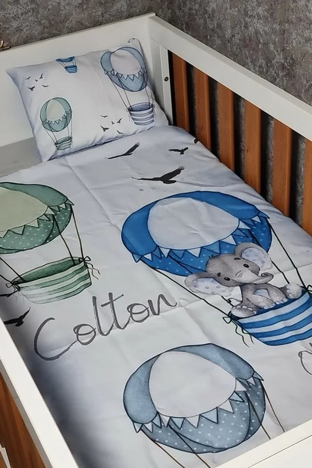 Blue Hot Air Balloon Ellie - Sew Just More