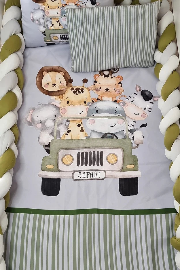 Olive Strip Safari - Sew Just More