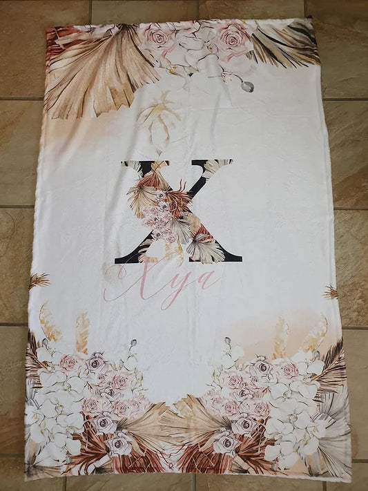 Boho Florals Blanket - Sew Just More