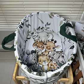 Natural Safari Carry Cot - Sew Just More