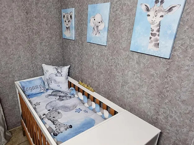 Baby Blue and Grey Friends - Sew Just More