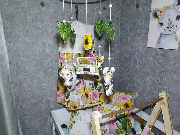 Girl Jeep Safari Cot Mobile - Sew Just More