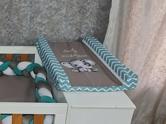 Grey and Dark Turquoise Ellie - Sew Just More