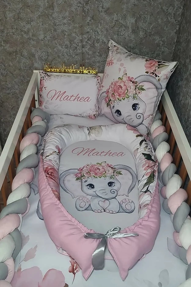 Soft pink Floral Ellie - Sew Just More