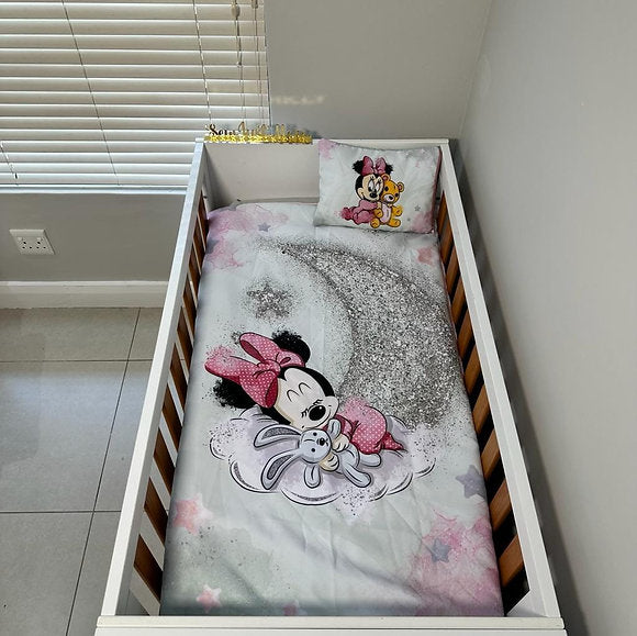 Mint silver Minnie Mouse - Sew Just More