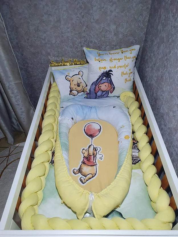 Winnie the Pooh Bear Baby Nest - Sew Just More