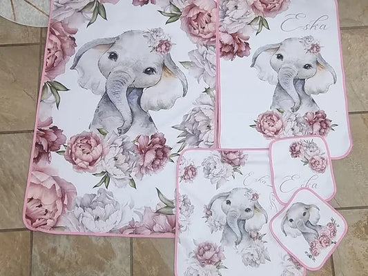 Peony Elephant - Sew Just More