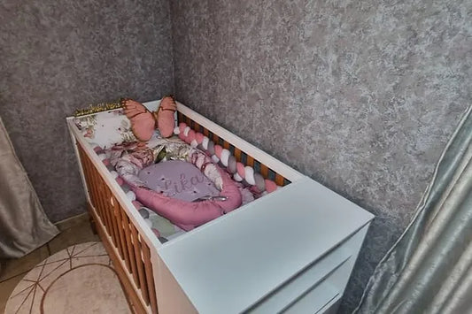 Peony Floral with Butterflies Baby Nest - Sew Just More