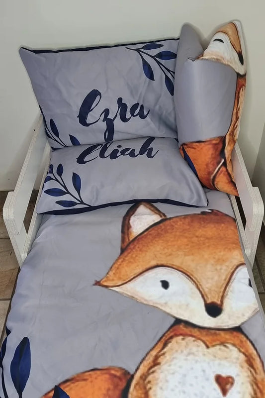 Navy and Grey Fox - Sew Just More