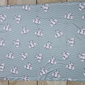 Grey and Dark Turqouise Ellie - Sew Just More