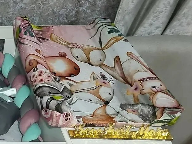 Floral Fantasy Woodlands Changing Mat - Sew Just More