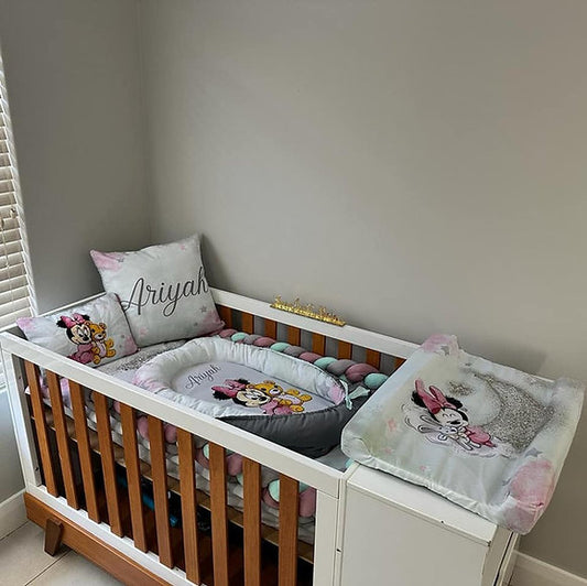 Mint silver Minnie Mouse - Sew Just More