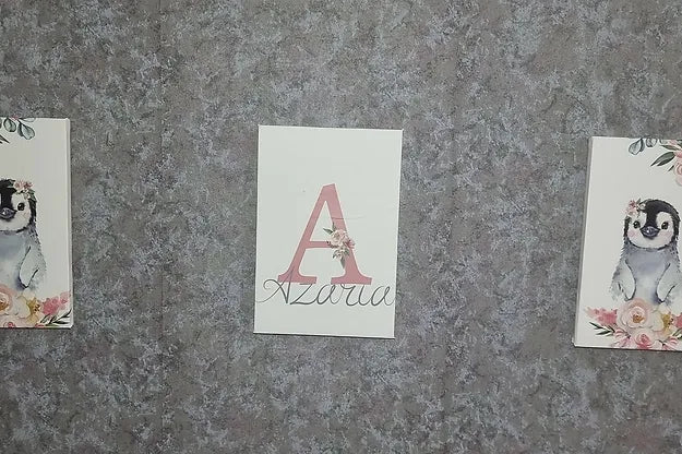 Floral Penguin Canvas - Sew Just More