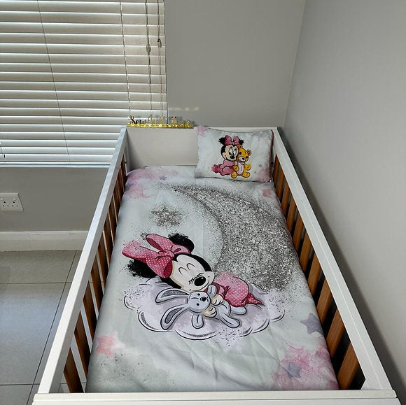 Mint silver Minnie Mouse - Sew Just More