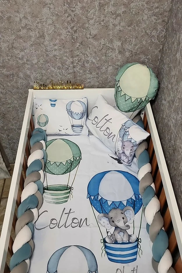 Blue Hot Air Balloon Ellie - Sew Just More