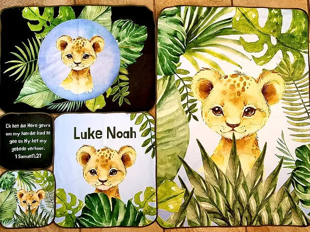 Blue Baby Lion - Sew Just More