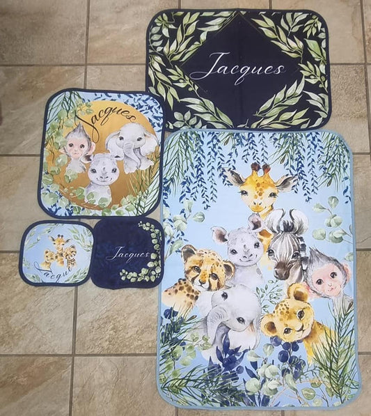 Navy And Baby Blue Safari - Sew Just More