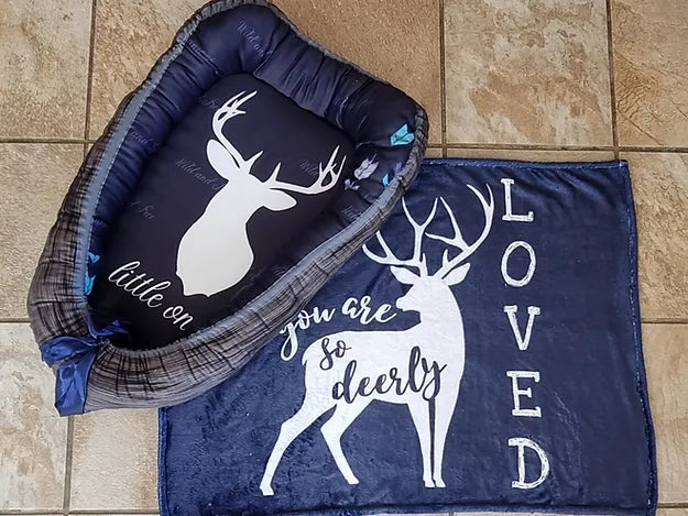 Navy Woodlands - Sew Just More