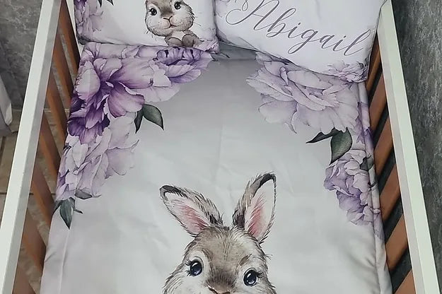 Purple Peony Bunny - Sew Just More