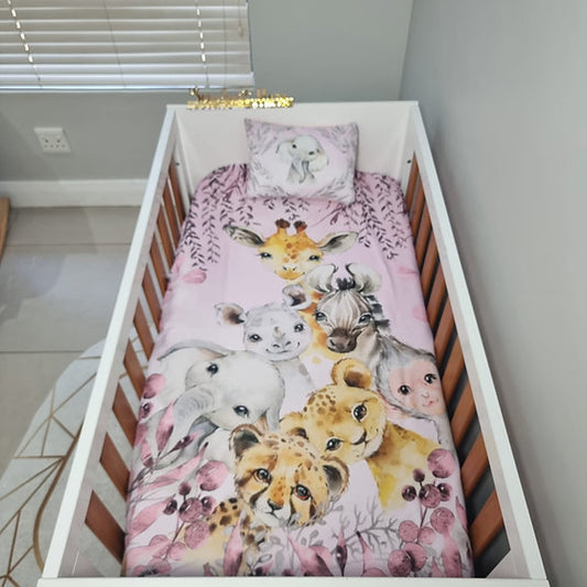 Pink and Grey Safari - Sew Just More