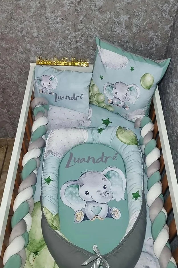 Our Little Prince Mint Baby Nest - Sew Just More