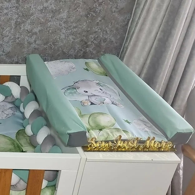 Our Little Prince Mint Changing Mat - Sew Just More