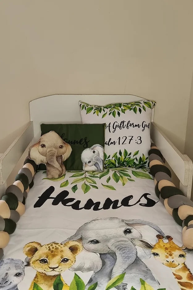 Dark Olive Leave Safari - Sew Just More