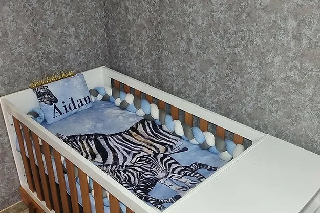 Baby Blue Zebra - Sew Just More