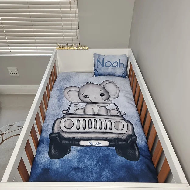 Navy and steel Blue Jeep Ellie - Sew Just More