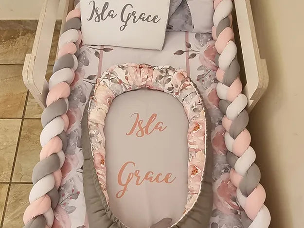 Grey elephant Flowers - Sew Just More