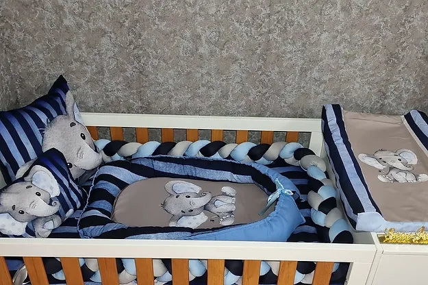 Navy And Baby Blue Ellie - Sew Just More