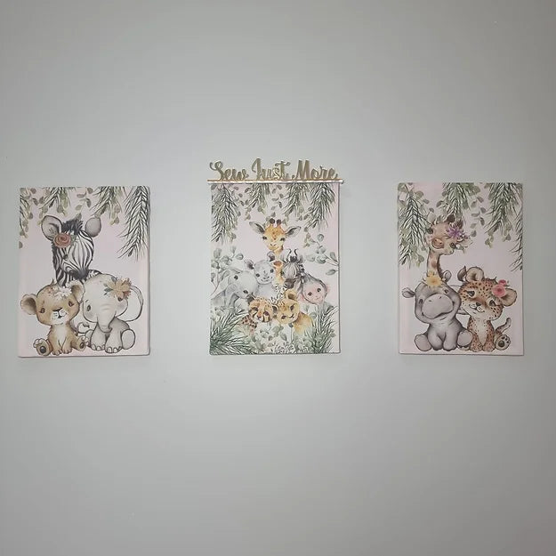 Double Trouble Safari Canvas - Sew Just More