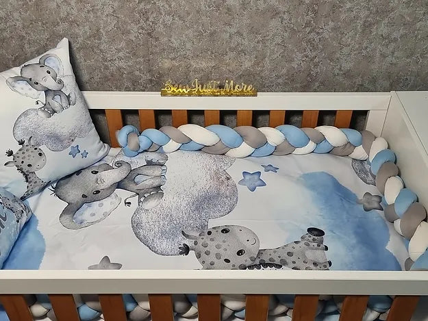 Baby Blue and Grey Friends - Sew Just More