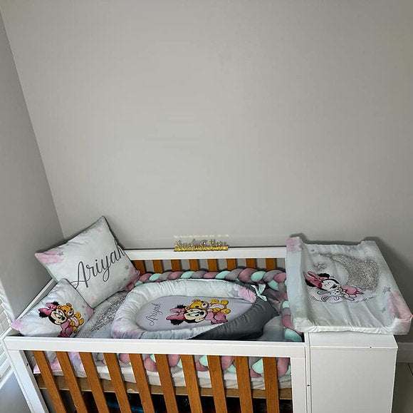 Mint silver Minnie Mouse - Sew Just More