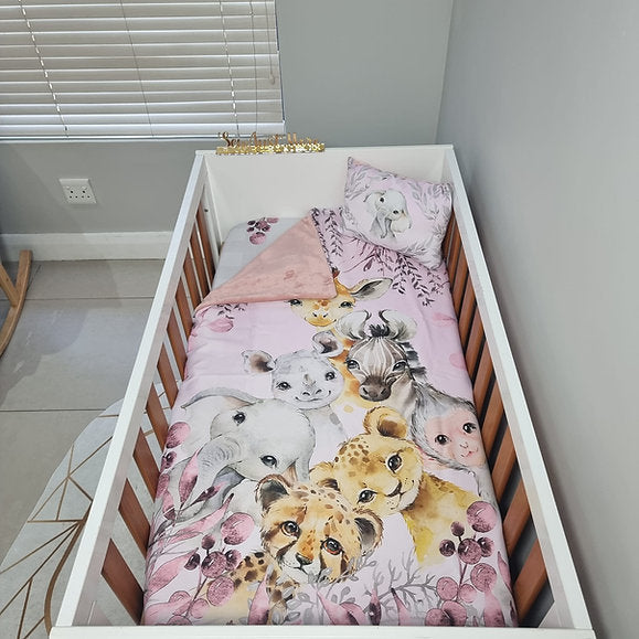 Pink and Grey Safari - Sew Just More