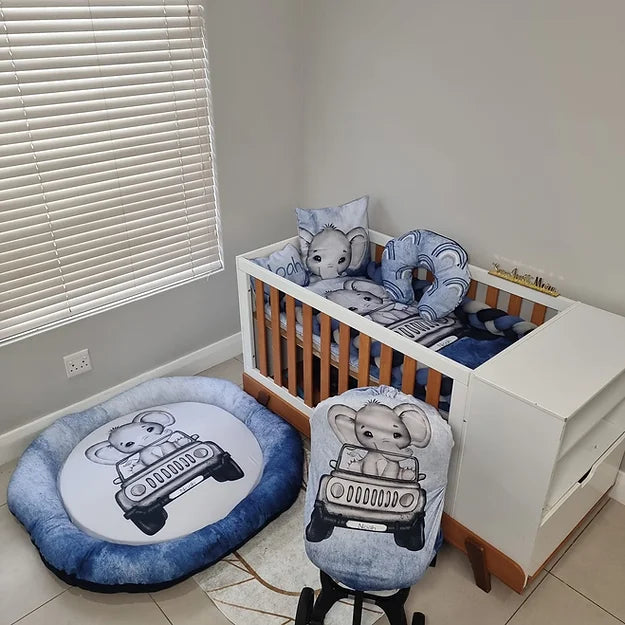 Navy and steel Blue Jeep Ellie - Sew Just More