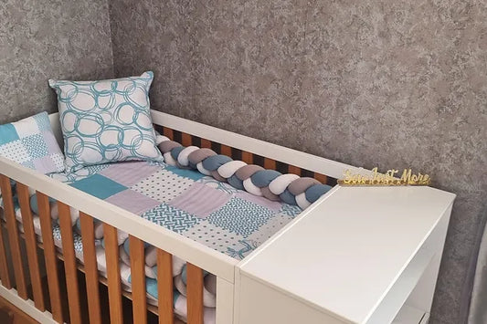 Teal Quilt cot linen