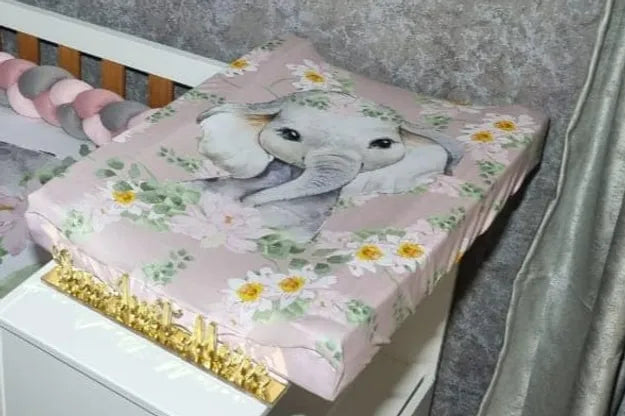 Lilly Elephant Changing Mat - Sew Just More